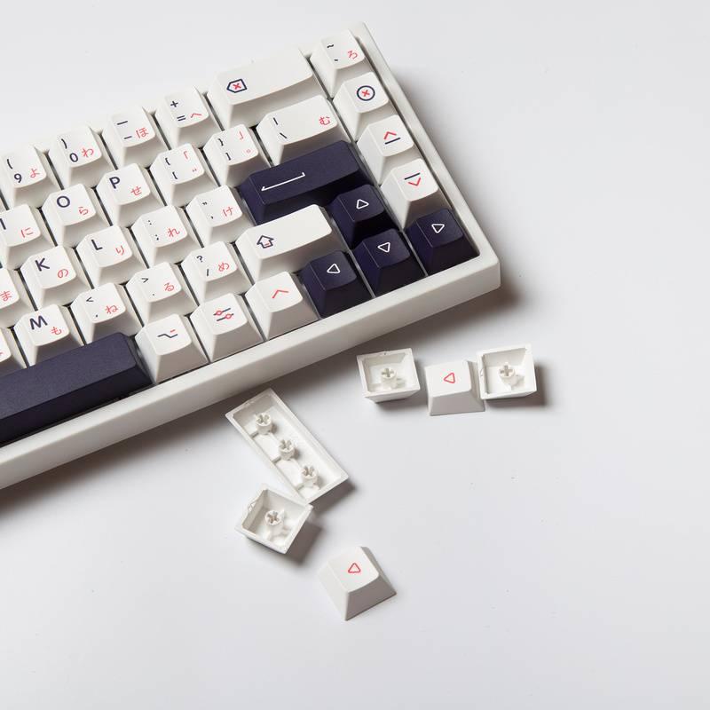Nút bàn phím cơ Kon Momo Keycap Pbt Cherry với chữ bên dưới 61/64/68/84/96/980