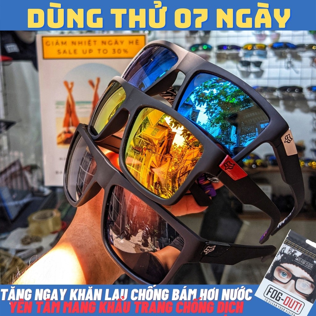 Kính Râm thời trang Nam - Fox Racing - The Director - chống chói, chống uv400 - Tặng hộp đựng kính