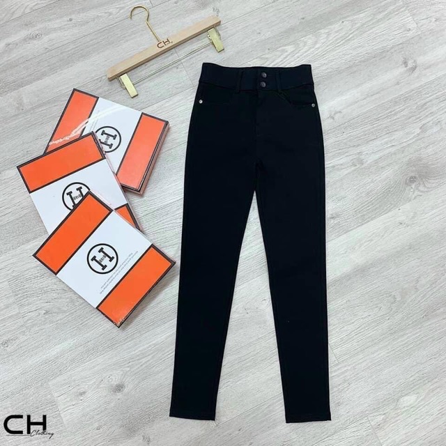 Quần legging 2 cúc gen bụng