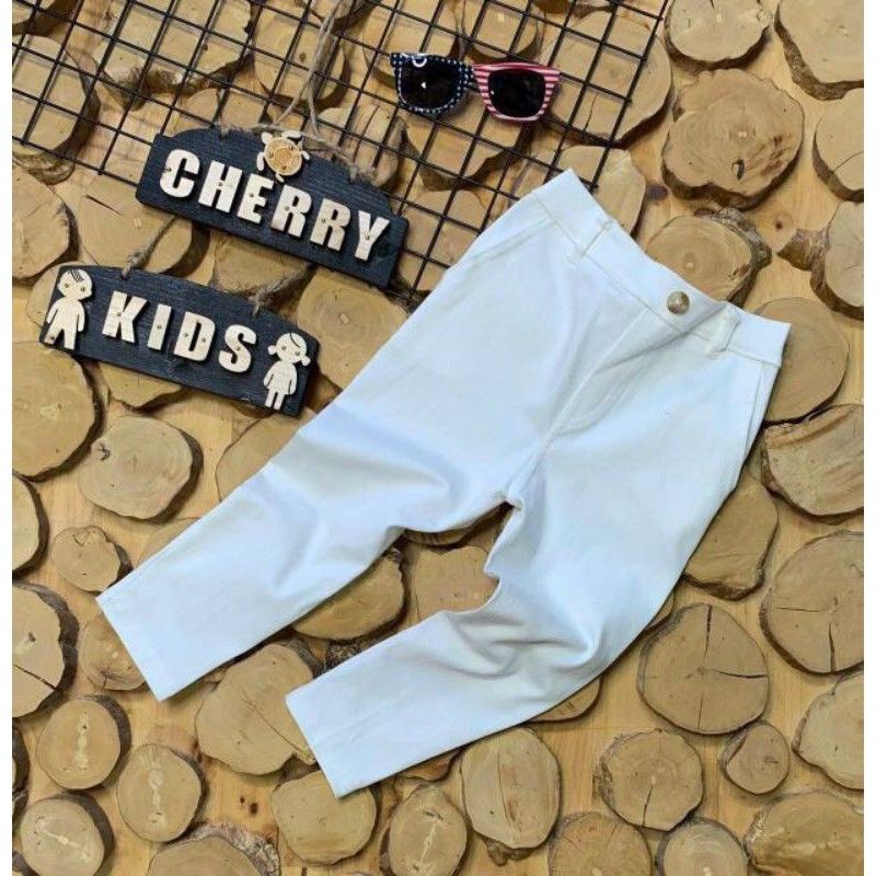 Quần kaki bé trai CherryKids size 10-45kg chất kaki nhập dãn mịn cao cấp