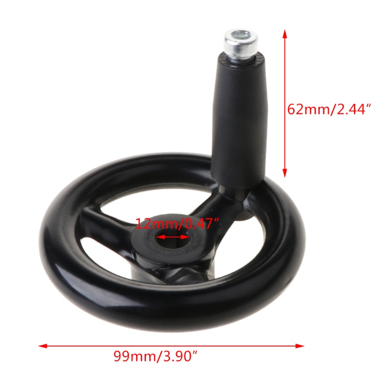 Bánh Xe Lăn Cầm Tay Đường Kính 3.9 &quot;Cho Máy Phay