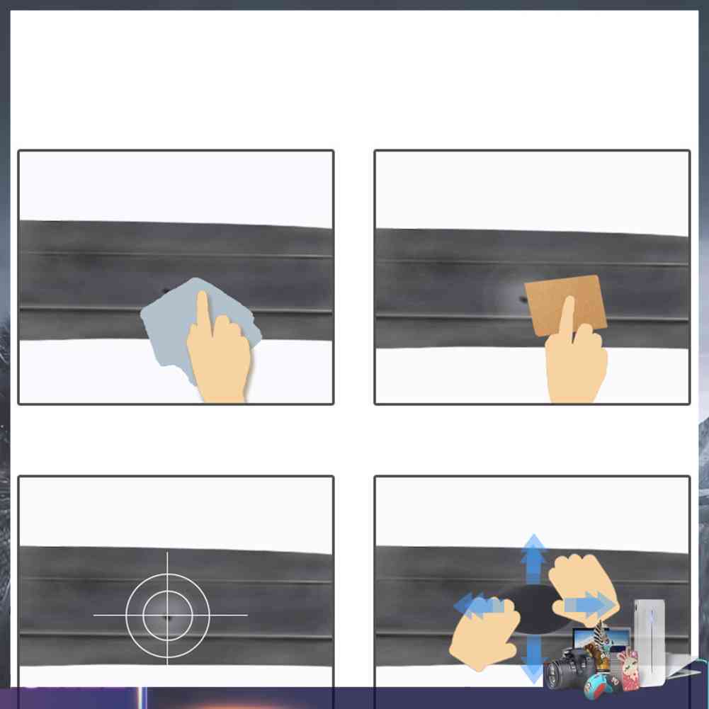 Set 6 Miếng Vá Lốp Xe Đạp Không Keo