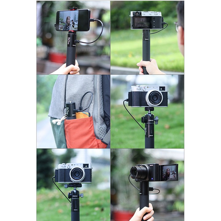 Gậy cầm pin Điện thoại – Máy ảnh – GoPro Ulanzi BG3 / BG4