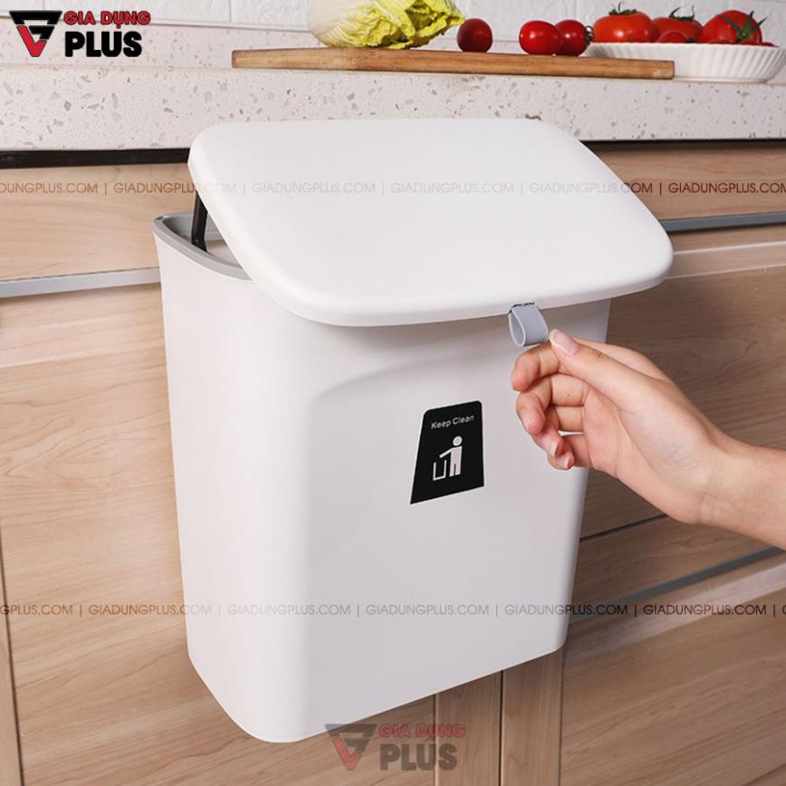 Thùng Rác thông Minh Cài cánh tủ Megahome 9L bằng nhựa PP cao cấp -Hàng Việt Nam