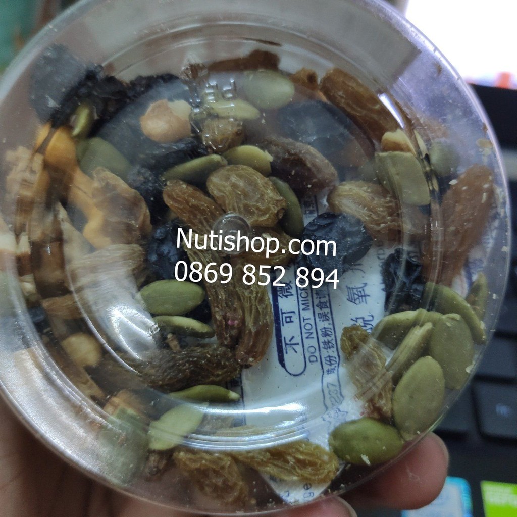 Mix 7 loại hạt dinh dưỡng Đài Loan 150g - Nắp nhôm chắc chắn tiện dụng