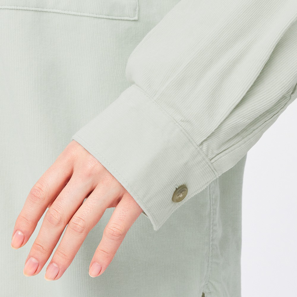 Áo sơ mi GU Nữ Oversized Vintage - Nhung Tăm ❤️