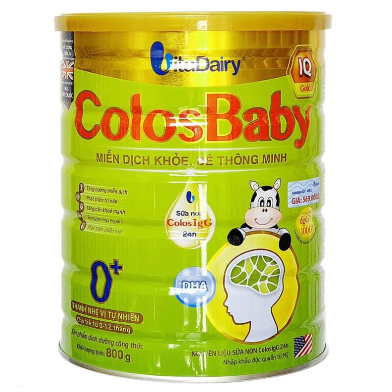 Sữa Colos Baby DHA số 0+ 800g hsd 2022