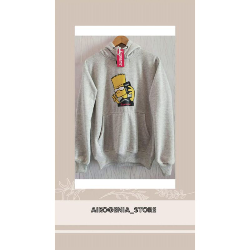 Áo Hoodie In Hình The Simpson X Supreme Độc Đáo