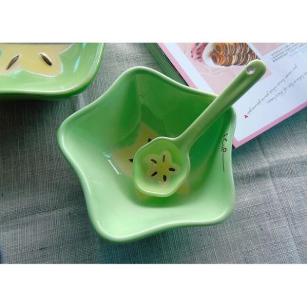 Thìa sứ cao cấp cho bé ( nhiều mẫu )  - Hàng sẵn
