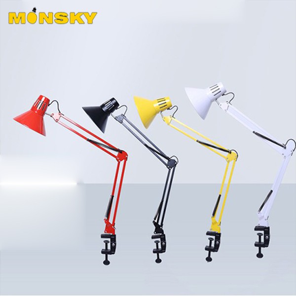 Đèn kẹp bàn MONSKY choá cổ điển dày dặn PX02 - Tặng kèm bóng LED