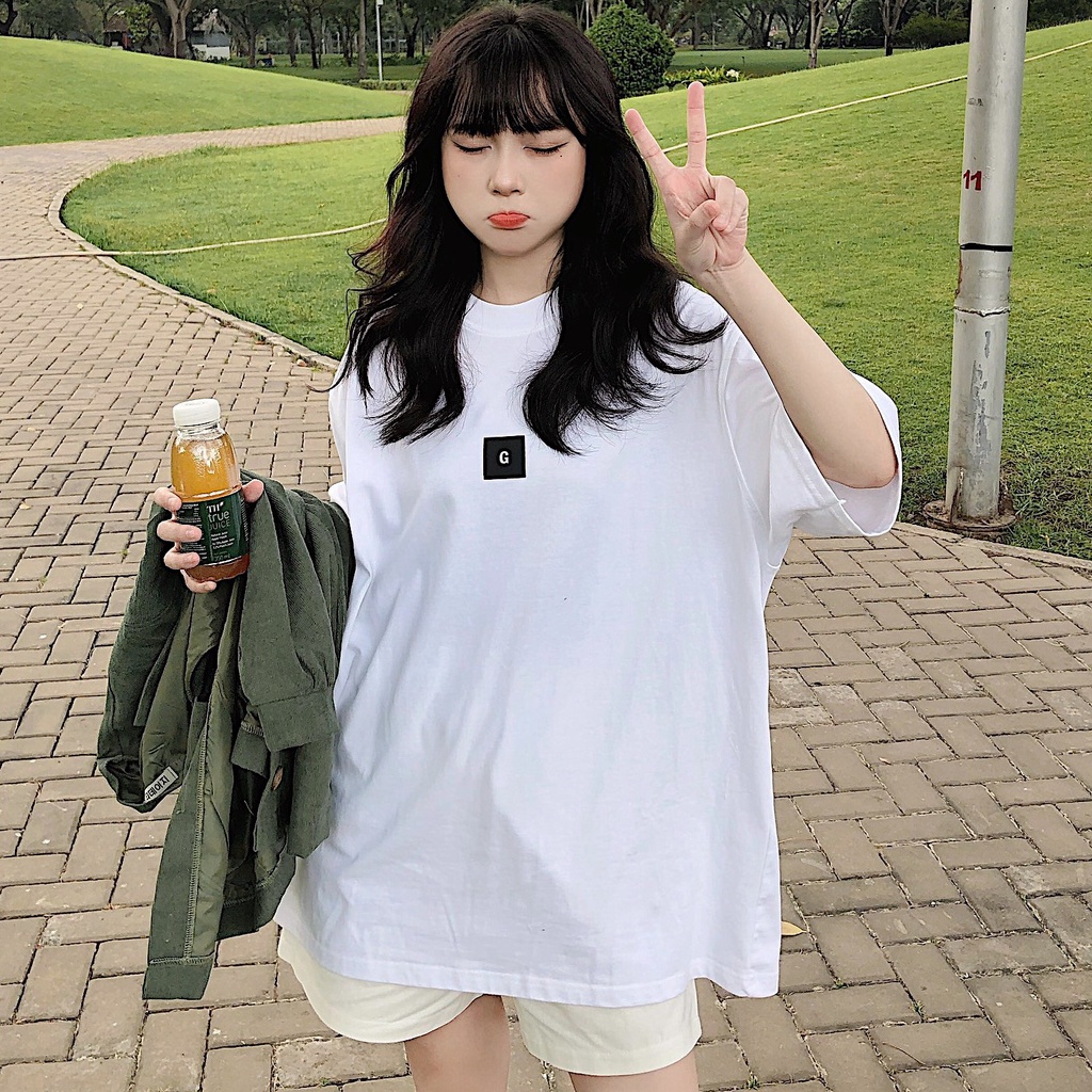 Áo Phông Nữ JEMCLOSET Form Rộng Thun Thiết Kế Basic Tay Ngắn Chất Cotton Thấm Hút Mồ Hôi LOFI - 10024