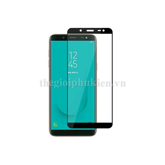 Dán kính cường lực SamSung Galaxy J8 2018 full 5D tràn màn hình phủ màu