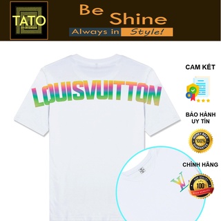 Áo thun LV.S Bản Limited Phản Quang 7 Màu Áo Phông Cotton Cổ Tròn Nam Nữ Unisex In Hiệu Ứng Hologram