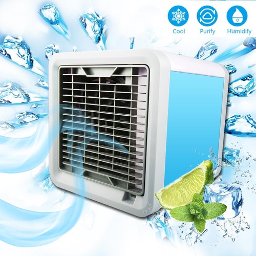 Quạt Đá Điều Hòa Hơi Nước Mini Để Bàn - Máy Điều Hòa Mini - BẢO HÀNH 1 ĐỔI 1