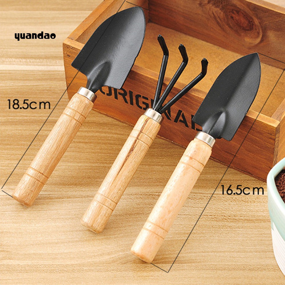 Dụng cụ làm vườn ( 3 món - 2 Xẻng 1 Cào ) LV120 - STHG1