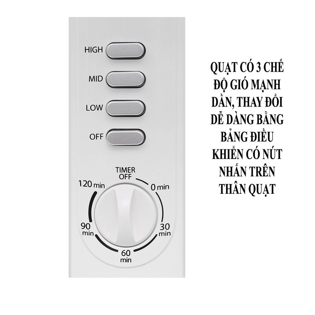 Quạt Đứng Toshiba F-LSA10(K)VN - F-LSA10(H)VN - Hàng chính hãng