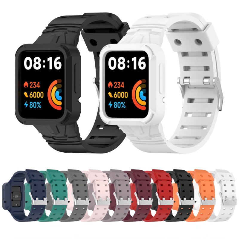 XIAOMI Dây Đeo Thay Thế Chất Liệu Silicon Thiết Kế Độc Đáo Thời Trang Cho Redmi Watch 2 Lite