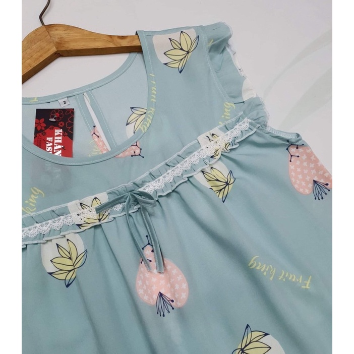 (45-70kg) Đồ Bộ Mặc Nhà, Đồ Bộ Đùi Tole (Lanh) 2 Da Cao Cấp