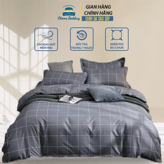 Bộ chăn ga kèm vỏ gối 4 món poly cotton cao cấp, Bộ chăn ga gối mùa đông chất cotton tici mềm mại - Otama Bedding