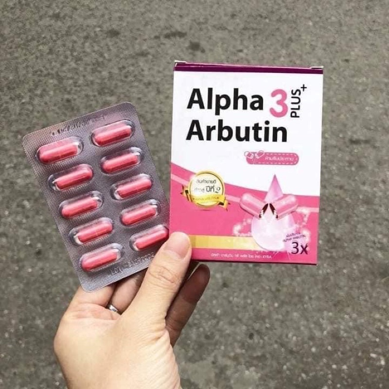 Viên Kích Trắng Alpha Arbutin 3 Plus Tháilan