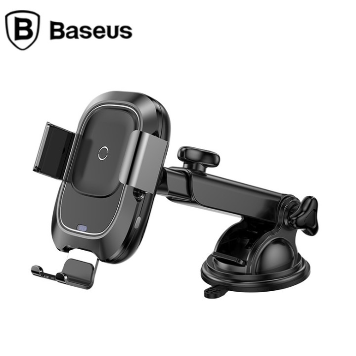 Gía đỡ điện thoại ô tô, xe hơi/ kiêm sạc không dây nhãn hiệu Baseus cao cấp/ Mã hàng WXZN-B01