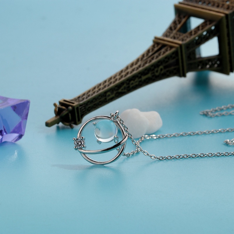 Vòng cổ Đính Đá Mặt Trăng Ngôi Sao Thời Trang Cho Nữ