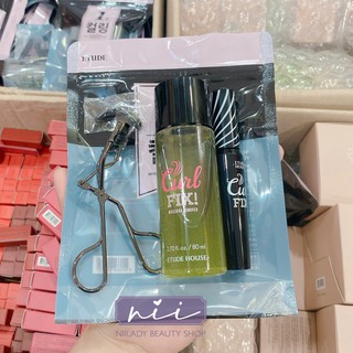 Set mascara, tẩy trang, bấm mi Curling Mascara Set