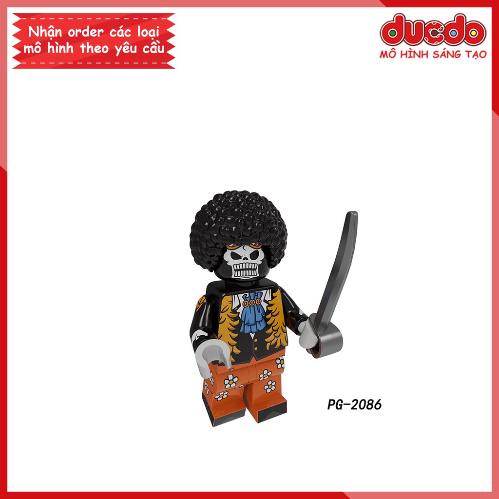 Minifigures các nhân vật trong Đảo hải tặc One Piece - Đồ chơi Lắp ghép Xếp hình Mô hình Mini Luffy, Zoro POGO PG8244