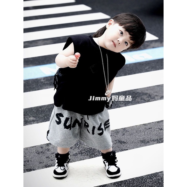 [Hàng Mới Về] Quần Short Cotton Nguyên Chất Dáng Rộng Thoải Mái Dễ Phối Đồ Phong Cách Mùa Hè Cho Bé Trai