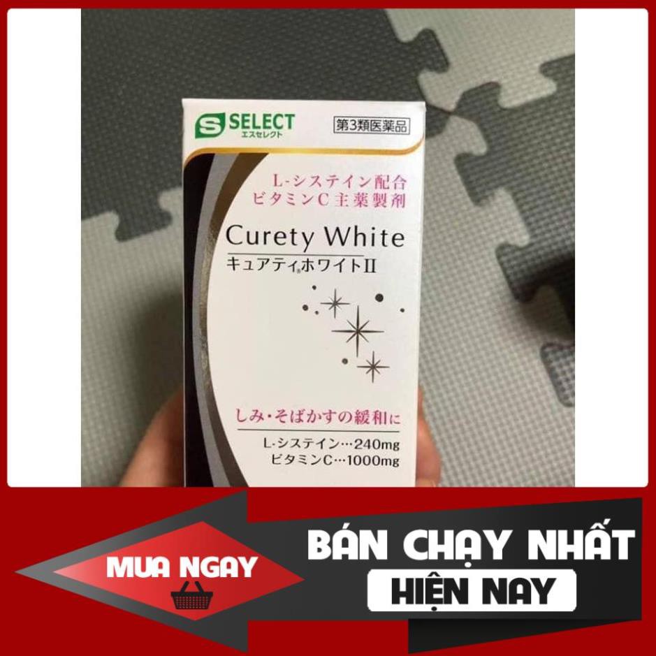 Curety White II viên uống trắng da mờ nám tàn nhang Nhật bản 270 viên 45 ngày cao cấp