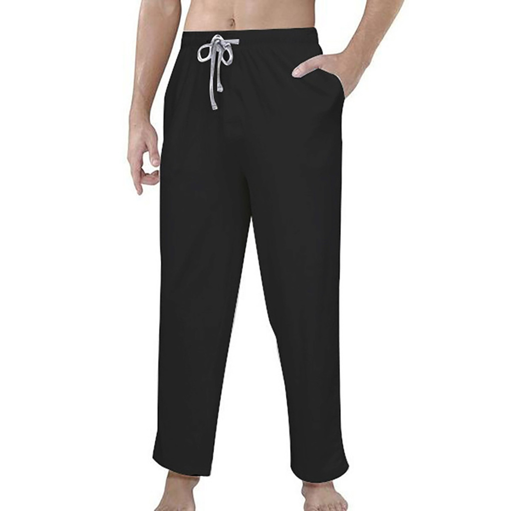Fashion Men's Casual Solid Loose Sweatpants Trousers Jogger Dancing Yoga Pants