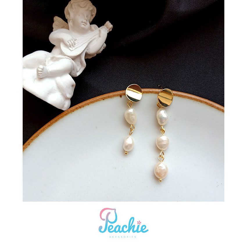 Khuyên tai bạc Peachie [CHÍNH HÃNG] mã 023