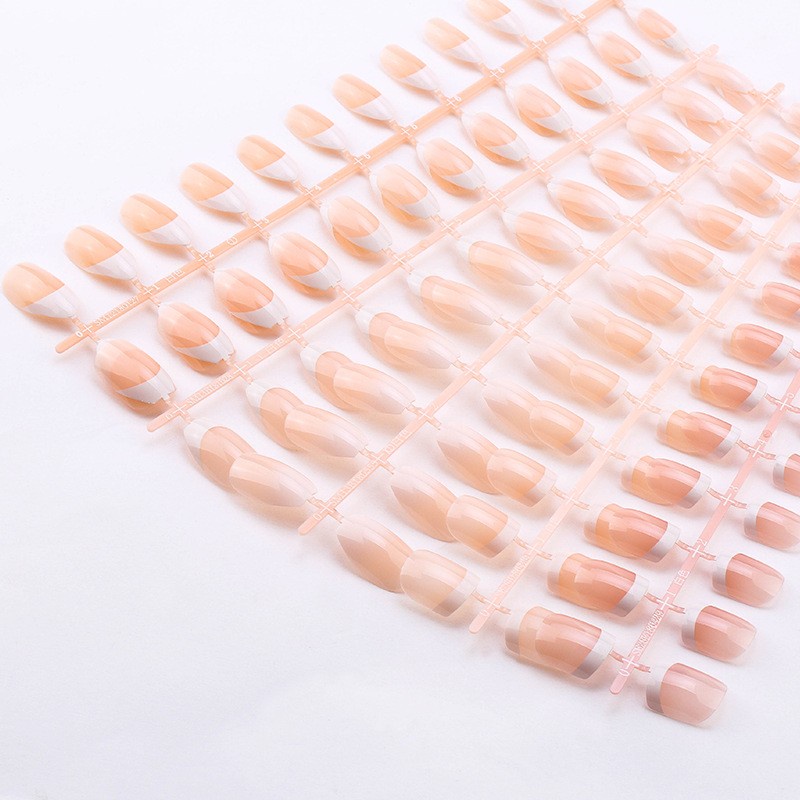 Bộ 24 Móng Tay Giả Che Phủ Toàn Diện Màu Sắc Tự Nhiên