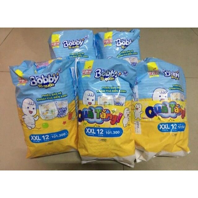 SET 60 MIẾNG TÃ QUẦN BOBBY ĐỦ SIZE M/L/XL/XXL