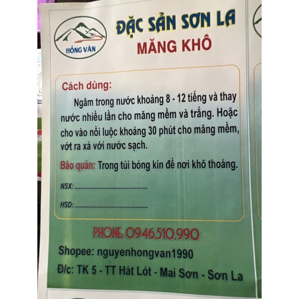 Măng củ 0,5kg