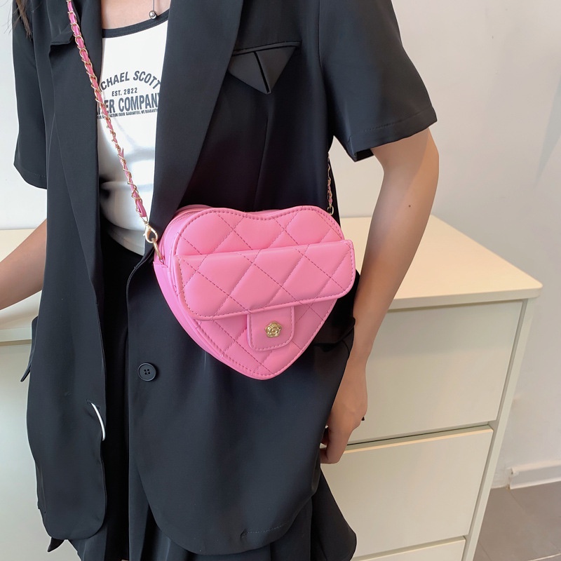 Túi Đeo Chéo Thêu Họa Tiết Hình Thoi Màu Kẹo Ngọt Thời Trang Mùa Hè 2022 Gylb1393