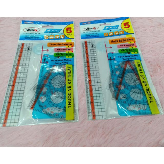 Thước bộ đa năng WINQ No.160, 5cây/túi
