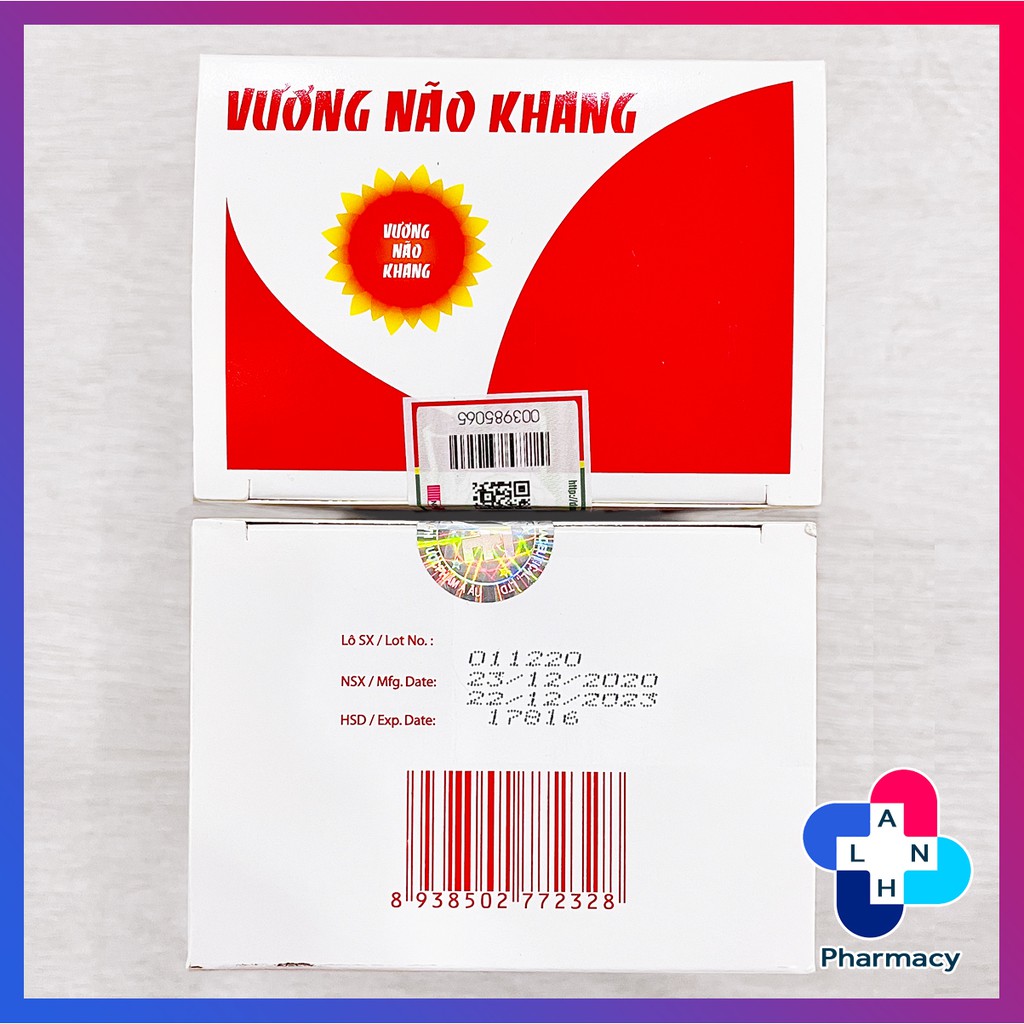 VƯƠNG NÃO KHANG - Thực phẩm bảo vệ sức khỏe.