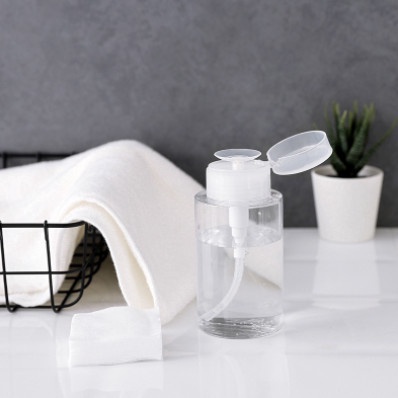 Chai lọ chiết mỹ phẩm/toner/nước tẩy trang có nút nhấn tiện lợi khi đi du lịch