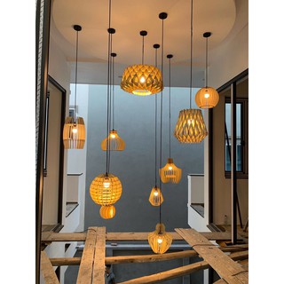 Đèn Gỗ decor trang trí DIY 109