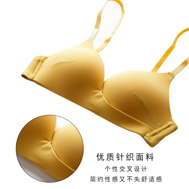 Áo ngực AOWEINISI hai dây không gọng mềm mại thoáng khí thời trang dành cho nữ