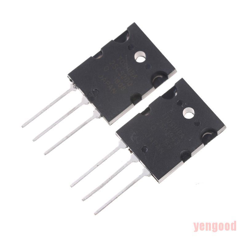 Cặp bóng bán dẫn công suất 2SA1943 &amp; 2SC5200 PNP thay thế tiện dụng