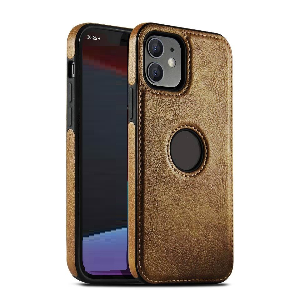 Sang Trọng Ốp Điện Thoại Bằng Da Phong Cách retro Cho iphone 12 15 pro max 13 mini 14 pro se 2020 xs 11 x xr 8 plus 7 6