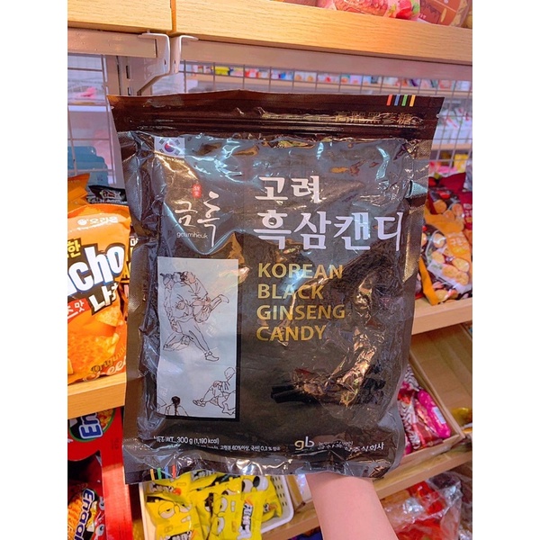 KẸO SÂM HÀN QUỐC HỒNG SÂM RED GINSENG.