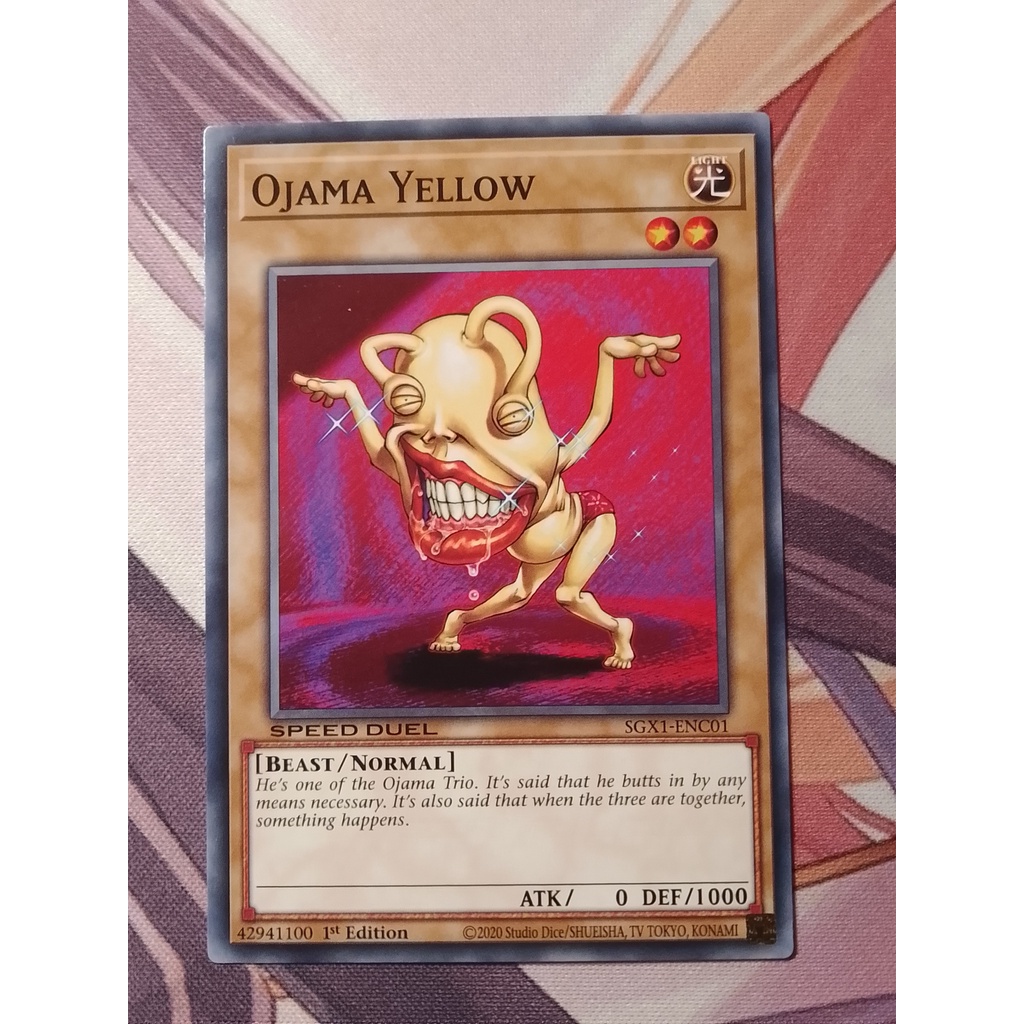 Thẻ Bài Yugioh: Ojama Yellow SGX1-ENC01