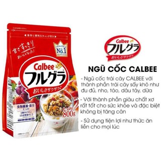 Ngũ Cốc Calbee Nhật Bản Gói 800gr [Date T8/2021]