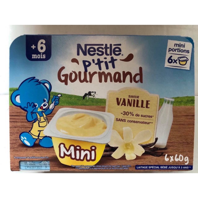 Váng sữa Nestle Pháp cho bé vỉ 6 hộp 60g - 𝐁𝐞𝐞 𝐡𝐨𝐮𝐬𝐞