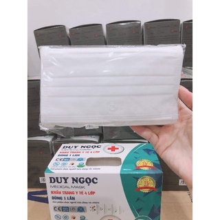 Hộp 50 cái Khẩu trang y tế Duy Ngọc kháng khuẩn