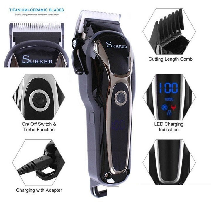 Tăng Đơ Hớt Tóc Chuyên Nghiệp ⚡️𝐅𝐑𝐄𝐄 𝐒𝐇𝐈𝐏⚡️ Máy Cắt Tóc Cao Cấp Chính Hãng SK805