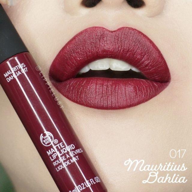 Set Son Kem Lì Matte Lip Liquid - The Body Shop x House of Holland